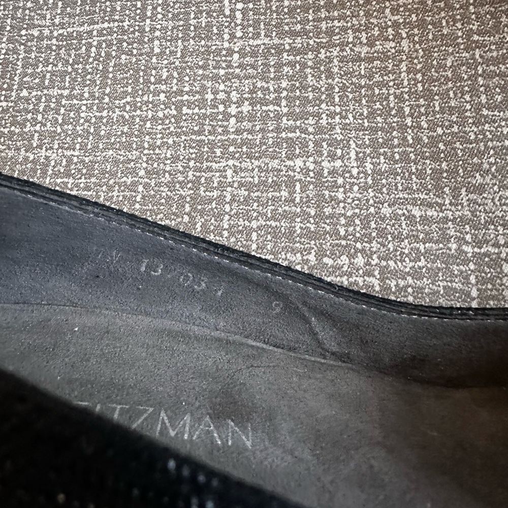 Stuart Weitzman Classic Flex pointy toe block heel size 9 - Picture 10 of 11